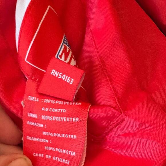 NFL Red and Black Jacket with White Accents L - Picture 7 of 16